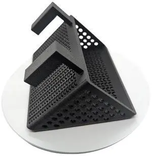 Aquarium Plant Holder Aquatic Plant , Fish Tank Planter, -Aqua scape Decor 5.5 x 3.5 x 3 Large for .5 inch rim