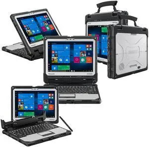 Restored Panasonic Toughbook CF-33, 2-in-1, 12 QHD, Intel i5-7300U, 4G LTE, GPS, Barcode, 8GB, 256GB SSD, Win10 Pro (USED) SCRATCHES AND DENTS