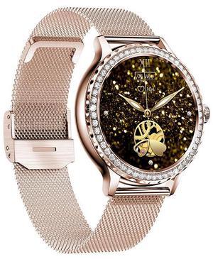 New NX19 Bluetooth Calling Women's Diamond Engraved Smart Watch with Blood Pressure and 0xygen Mon itoring 100+ fitness
Modes