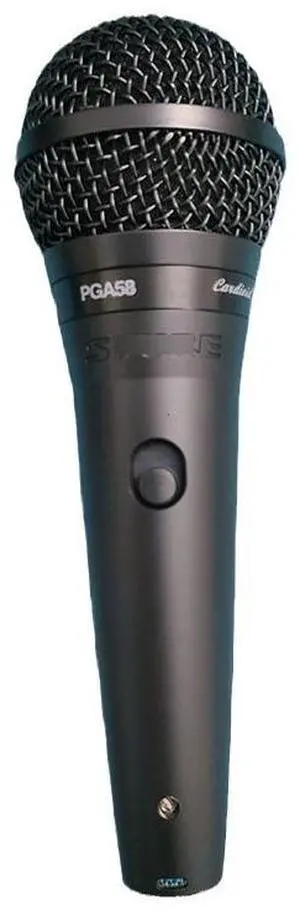 PGA58 XLR wired microphone for stage performances, KTV singing, dynamic handheld speaker.