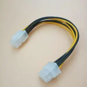 4-pin to 8-pin motherboard CPU powersupplycable4-pinsto 8-pins4-pin to 8-pin conversion Powersupplyadaptercable Conversion cable