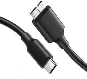 Type-C to Micro-B mobile hard drive cable, USB 3.0, laptop, mobile phone, high-speed Type-C hard drive cable