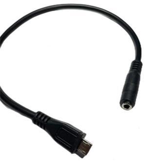 3.5mm audio cable adapter from audio cable to micro-B adapter, Micro USB to 3.5mm female adapter conversion cable for audio connection