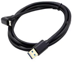 USB 3.0 to Type-c 90-degree 3.0 data charging connection cable 3.0 UsB male to TvPE C gold-plated elbow connector