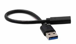 UsB 3.0 data cable from male to Type-C female, with extension forcharger, hub, card reader. Made ofTPEmaterial. Length: 1meter.