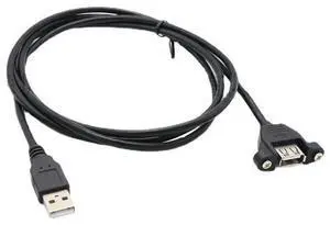 UsB 2.0 extension cable with ear screw holes for fixing and plugging in UsB flash drives and portable hard drives. UsB male-to-femaleextension cable.