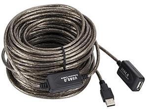 USB 2.0 signal amplifer extension cable wireless network card extender USB extension cable with chip amplifier 10M