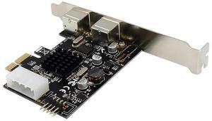 PCI-E to PS/2 adapter - PClE to PS2 round-hole keyboard and mouse expansion card - Driver-free MCS9990