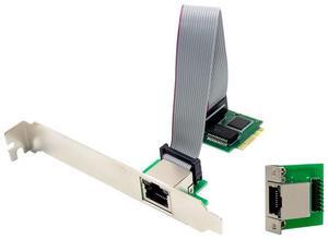 M.2 A+E key Gigabit single-port server desktop network card 1210AT chip RJ45 adapter card