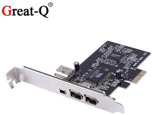 PC|-E to 1394 video capture card, DVcamera, audio-visual computer desktop, 6-4 pin adapter cable