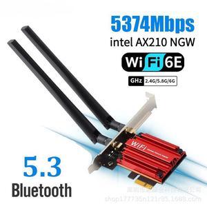 AX210 Gigabit WlFl6E dual-band 5G desktop computer has a built-in PclE wireless network card with Bluetooth 5 3 receiverInstrument 300