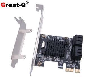 41 SATA Expansion Card 6Gbps PC|-E to SATA 3.0 Adapter lPFS Hard DiskExpansion Card 9215