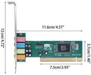 independent sound cardDesktop computer built-in sound card, motherboard PClsound card,8738 chip, analog5.1 channel sound,small board