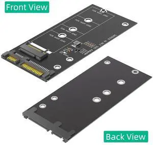 2.5" SATA to M.2 Key B NGFF SSD Adapter for Desktop Computer Hard Drive Mobility