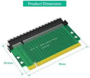 PCle 4.0 X16 motherboard graphics card height adapter PCle 164P adapter 50mm Gen4 16GT/s