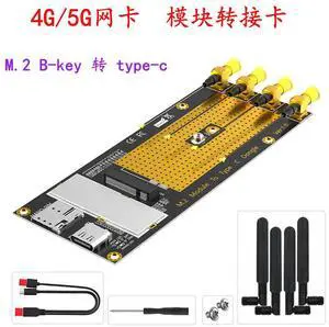 New M.2 KEY-B expansion 4G/5G network module adapter cardwith USB3.0 TYPE-Cinterface B-key adapter card