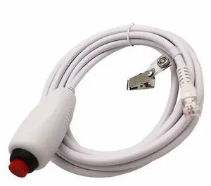 6P4C Nurse Call Cable with Button Switch Line - Patient Emergency Stop Button Switch Cable