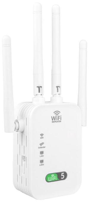 New 1200M Wireless Wi-Fi Signal Repeater2.4G 5.8G Dual-Band Amplifier Router Extender