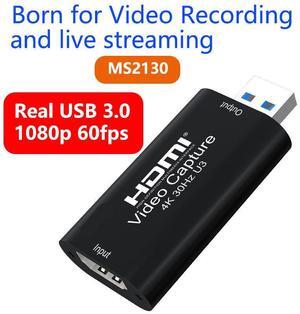 USB 3.0 video capture card, Douyin live streaming, game recording camera, video recording with HDMl capture card, U3