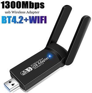 1300M Bluetooth network card, dual-in-one, 2.4G and 5.8G dual-band WiFl, Bluetooth 4.2 wireless network card
