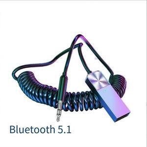 Car-mounted Bluetooth adapter, 3.5mm audio adapter,5.0 hands-free calling, navigation, AUX car-mounted Bluetooth receiver