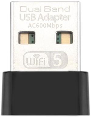 Dual-band USB wireless network card, 600M desktop computer WiFi receiver, 5G network connectortransmiter