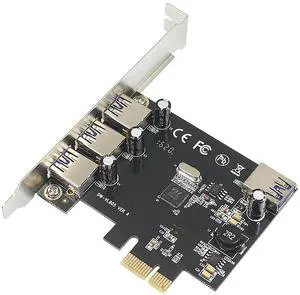 PCl-E to USB 3.0 expansion card for four ports high-speed desktop computer USB 3.0 adapter 4-port VL805