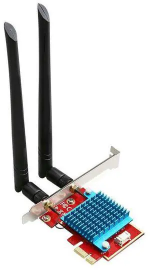 MINI PClE Wireless Wi-Fi Adapter Adapter PC|-E-1X to M.2 NGFF-Ekey Supports Bluetooth