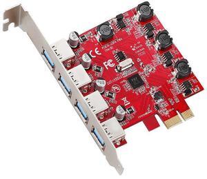 PC+-Eto UsB 3.0 expansion card with independent power supply PClE to 4-port UsB adapter for high-speed desktop computer