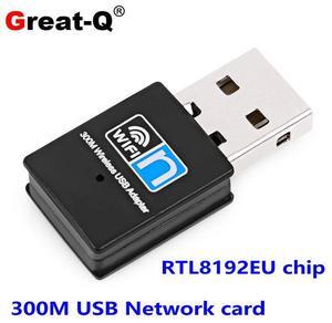 USB wireless network card, 300M WiFl wireless receiver, external mini wireless network card adapter RTL8192