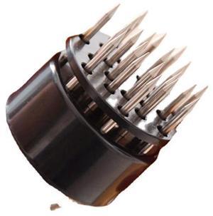 Stainless steel automatic rebound meat hammer for meat stufing meat needle Household kitchen steak wire-breaking meat penetration tool