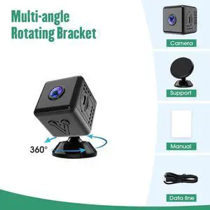 W10 High Defin itbion Magnetic-Ad hesive WlFl Contin wous Recording Audio-Video Synchron ization Home Surveillance Camera