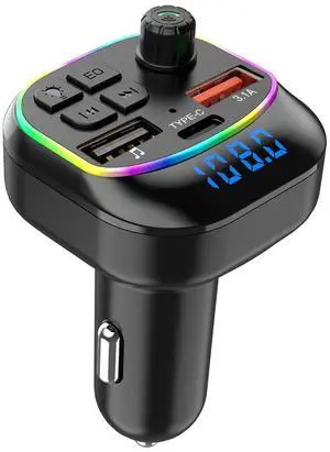 M54 in-vehicle Mp3 playerwith UsB por,lossless BAss and HGH/LOW frequencies, PD30w fast charging, in-vehicle Bluetooth FM transmiter