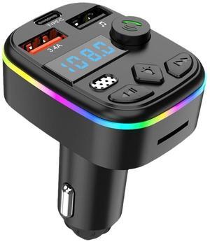 C4 vehicle-mounted Mp3 Bluetooth V5.3 hands-free calling, card player for FM transmiter, mobile phone carcharger, source factor