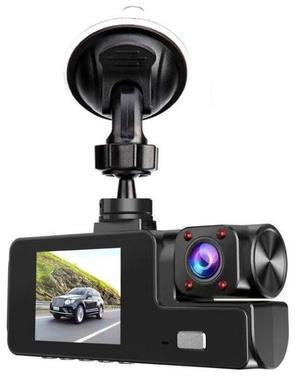 The new A22 dashcam features 3 cameras, a high-definition 1080P triple-lens reversing camera, and a Wi-fi in-car DV