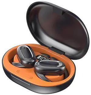 T35 true wireless OWs Bluetooth headphones with digital display, noise reduction, sport ear-type, open-back Bluetooth headphones