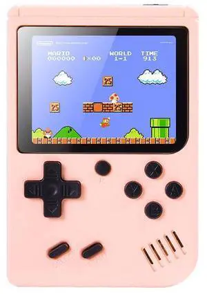 best-selling macaron handheld game console, a nostalgic toy forchildren and students, a 500-piece combination of retro mini handheld console