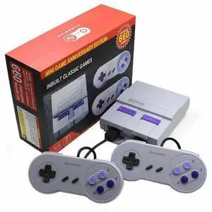 SUPER NES SFC660 Game Console, 8-bit SNES MINl Game Machine, Mini NES Console 620 Game