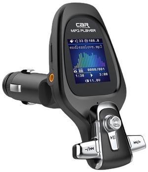 New BT28 color screen Qc3.0 fast-charging multi;-function card-inserting car FM transmitter, in-vehicle MP3 Bluetooth player