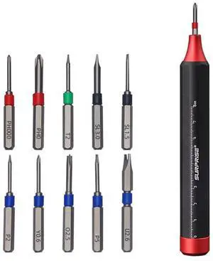 Built-in 10-in-1  Precision Screwd river Set Disassembly Multi-functional Mobile Phone Repair Tools