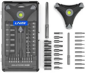 Screwdriver set, level, screwdriver tip kit, multi-functionalscrewdriver, maintenance tools, manual screwdriver