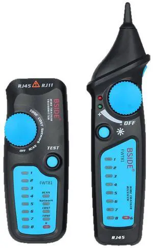 BSIDE PWT81 Anti-interference Network Troubleshooter Network Cable Tester Cable Measurer Telephone line Tester line inspection instrument