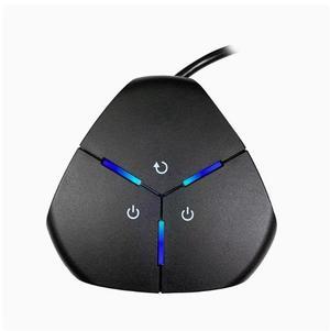 Computer desktop power button, dual UsB network cafe desktop computercase extemal power-on /restart button, extemal extension cable