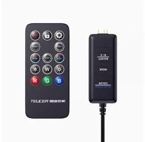 Zero Degree Family ARGB Controller, SATA interface, 12V powersupply,5v, 3-pin RGB synchronization wireless controller