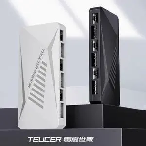 Case fan ARGB synchronized light show dual-function case fan hub controller-onehub forsixfansexpansion box