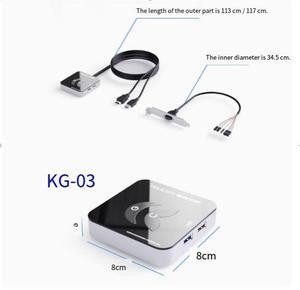 the extemal power-on button for the host to start USB 3.0The computer desktop powerswitch button, the extemal power-on button for the desktop case, he extemal power-on button for the mainframe, an d