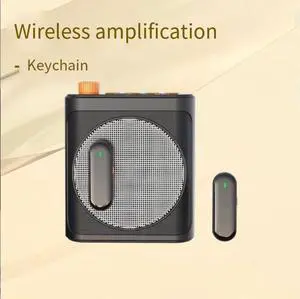 New compact and exquisite portable wireless lapel microphone amplifier for classroom teaching small speaker microphone