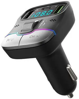 car-.mounted MP3 Bluetooth player, Us8 flash drive, FM transmiter, PD UsB fast charging mobile phone chargei