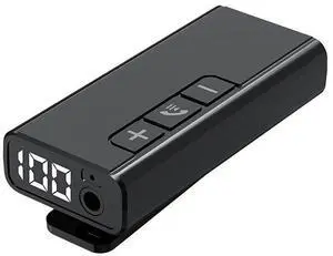 Bluetooth 5.1 receiver, easily portable and plug-and-play microphone. Bluetooth 5.1 receiver
