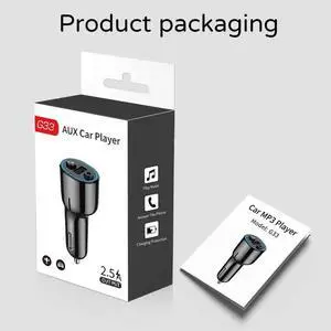 New model car-mounted MP3 player with Bluetooth wirelesscharging car charger Car MP3 Player